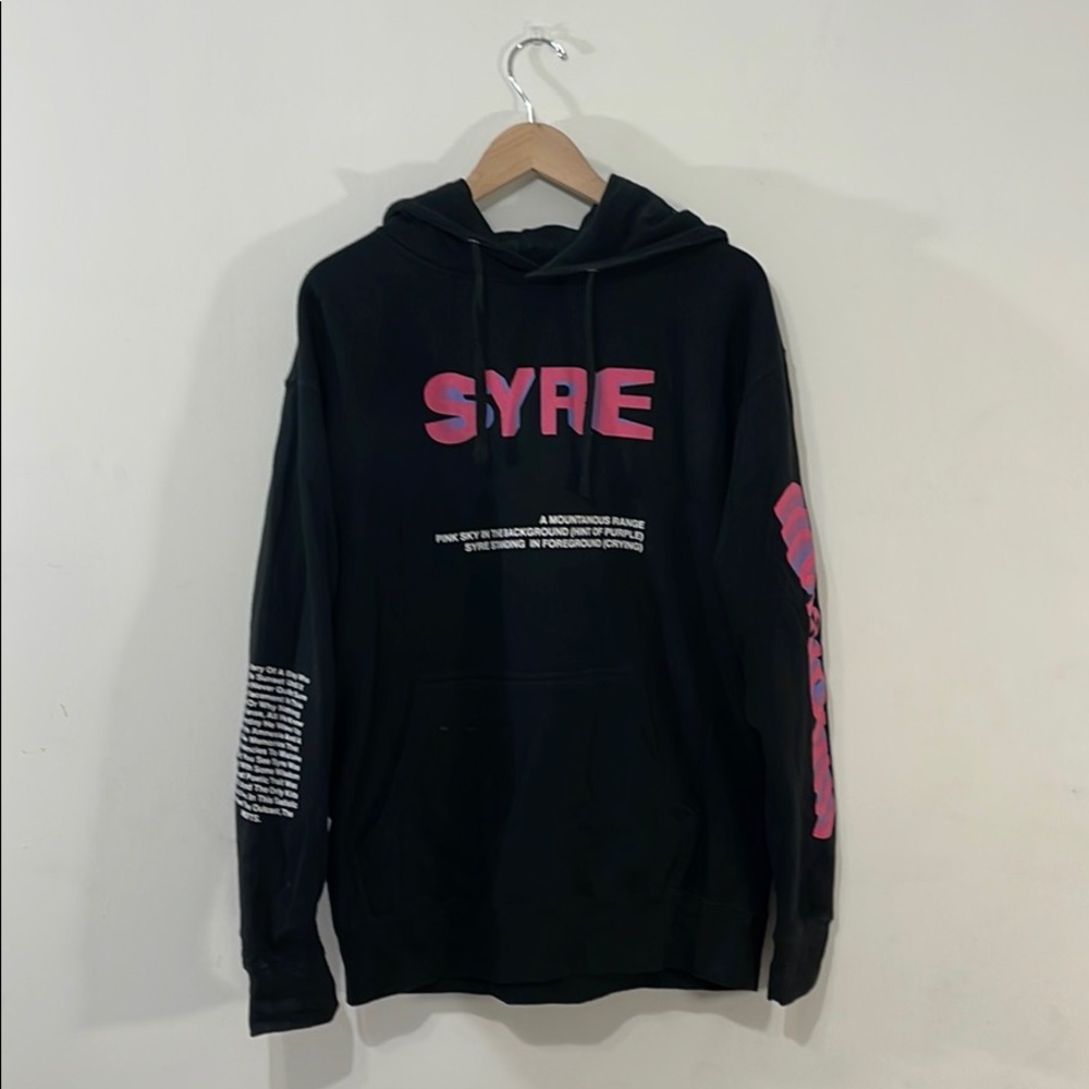 Jaden Smith Syre Msftsrep Hoodie Black Large